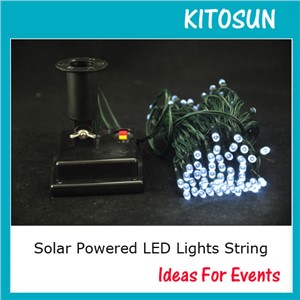 Wholesale 2pcs/Lot 100 Christmas decor LED Solar Fairy Lights Solar Powered Landscaping Battery Light String use for Easterdecor