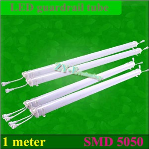 50pc1 meter supper bright LED guardrail tube 6 section outdoor tube light led tube light 36pc/M SMD5050AC220VDC24V