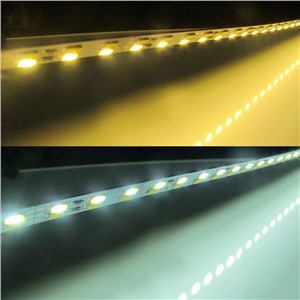 100pcs/lot DHL free Samsung chip Cool with Warm White CW+WW double color 50cm 5630 hard LED bar light  Rigid Strip max 25w DC12V