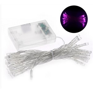 4M 40 LEDs Mini LED String Fairy Lights Xmas Lamp AA Battery Operated Decoration Lights for Christmas New Year Party Festival