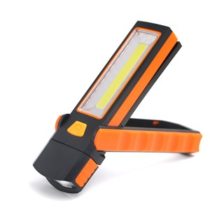 1PC Super Bright COB LED Work Light Inspection Lamp Hand Torch Magnetic Working Lamp with Hand Hook Flashlight