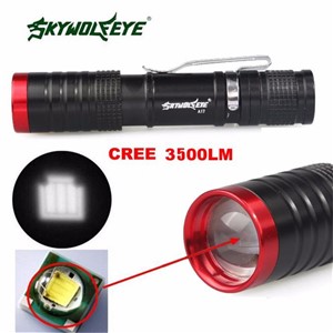 2017 New 3500 Lumens 3 Modes CREE XML XPE LED Flashlight Torch Lamp Light Outdoor Wholesales NOM10