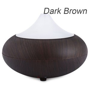 140ml Aroma Essential Oil Diffuser Ultrasonic Air Humidifier Wood Grain 7 Color Changing LED Lights for Office Home