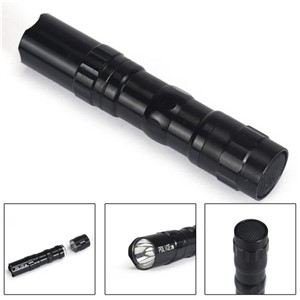 3W Super bright LED lamp With Clip Clamp AA Flashlight Focus Torch Light  lanterna  Torch