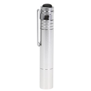 Hot Mini Silver or Red Cilp Flashlight Pen Light Portable Medical Doctor Nurse Torch Mini LED