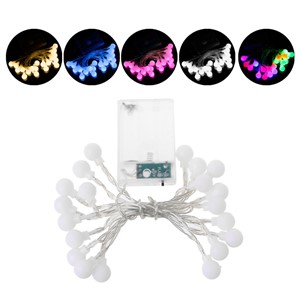 NEW 20 Balls 2.2m Waterproof LED Fairy String Light w/Battery Box Party Xmas Wedding Outdoor Decor  H15