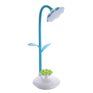 SOLLED Cute Sunflower Shaped Flexible LED Lamp, Portable USB Night Light Bedroom Desktop Lamp Phone Holder