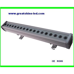 600mm IP65 18x3W built-in dmx decoder RGB   led wall washer used for supermarkets and stages