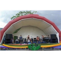 pvc Inflatable stage tent for concert, inflatable oxford cloth tent for stage