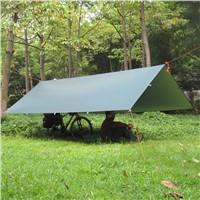 3F UL Silver Coating Anti UV Ultralight Sun Shelter Beach Tent Pergola Awning Canopy 210T Taffeta Tarp Camping 18Hanging Points