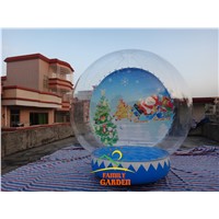 3m Inflatable Christmas Bubble Tent House Dome Outdoor Clear Snowball With Air Blower And Pump