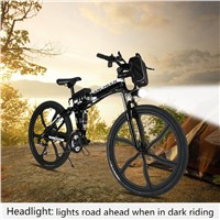 ANCHEER  new ebike 26inch Bike 27 Speed Foldable Electric Power Mountain Bicycle with Lithium-Ion Battery 3 Color