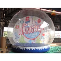 6m Inflatable Transparent Christmas Bubble Tent House Dome Outdoor Clear Snowball With Air Blower And Pump