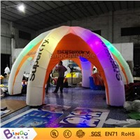 6m diameter led lighting inflatable spider tent with 6 pillars for advertising/promotion/exhibition/events BG-A0700-7 toytent