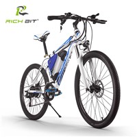 Shipping Free RichBit RT-006 MTB ebike 36V 10.4AH Lithium Battery Electric Bicycle 21 Speed Mountain Electric Bike 250W EBike