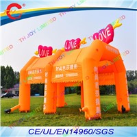 free air shipping to door,7x4x4mh advertise inflatable arch tent shelter canopy,inflatable event display exhibition tent cover