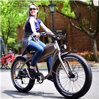 26inch eletric bicycle Snow electric ebike 4.0 fat tire Detachable expansion of external electric three-wheeled off-road ATV