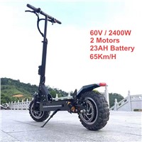 FLJ 11inch Off Road Electric Scooter 60V 2400W 65Km/h Strong powerful new Foldable Electric Bicycle bike motorcycle scooters
