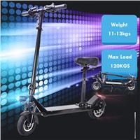 New Powerful 8inch wheels Foldable Electric Scooter 350W 35Km/h 50kms folding Electric Bike electric Hoverboard with fold Seat