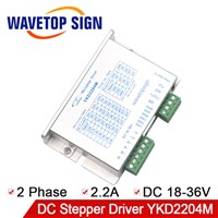 WaveTopSig YKD2204M 2Phase Stepper Motor Driver DC18-36V 100KHz for CNC Router Engraving Machine