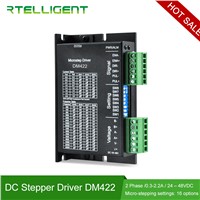 Rtelligent DM422 Nema 17 Stepper Motor Driver CNC Kits 2.2A 24-48VDC Motor Driver for NEMA14 17 Stepper Motor 3D Printer