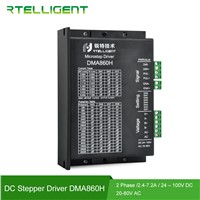 Rtelligent Factory Outlet DM860 Nema 34 Stepper Motor Driver CNC Kits Stepper Motor DC Motor Driver for NEMA 23 34 Stepper Motor