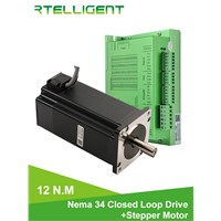 Factory Outlet Nema 34 12.0N. M Closed Loop Stepper Motor with Nema34 T86 Closed Loop Stepper Motor Driver Stepper Driver CNC Kit