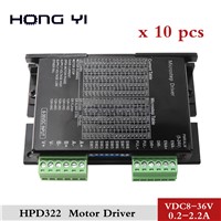 Hybrid Stepper Motor Driver Small Driver 2.2A CNC Router Controller 10pcs for NEMA17 NEMA23 Stepping Motor