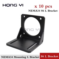 10pcs Fixed Bracket 86 Stepper Motor Bracket NEMA 34 Mounting L Bracket Mount 86 Series Stepper Motor Mounts