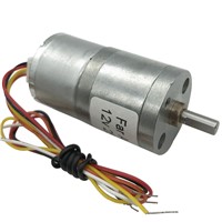 Mini Micro 12V 24V Brushless DC Geared Motor Low RPM To High Speed 8.5 To 1977RPM Electric BLDC Motor 12V for Smart Device