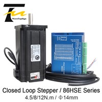 NEMA34 Closed Loop Hybrid Step-Servo Series Driver Kits HSS86 1pcs+Closed-Loop Motor 86HSE Series 1pcs +Data Cable 1pcs