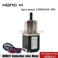 Nema 11 Stepper Motor 5:1 Planetary Gearbox High Torque Nema11 Geared Stepper Motor 1.0A DIY CNC 3D Printer