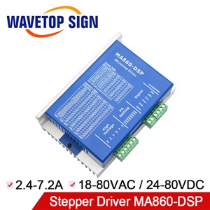 Stepper Motor Driver MA860-DSP 18-60VAC 24-80VDC Match Motor Nema 34 for Laser Engraving Machine