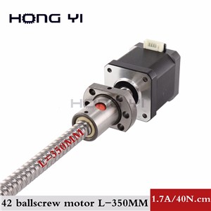 Nema17 Ball Screw Stepper Motor 42 Motor 42BYGH 1.7A Motor Ball Screw SFU1204 L350MM for CNC 3D Printer 4-Lead 17hs4401s