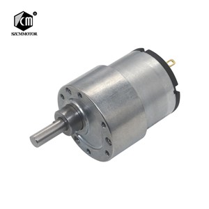 37mm Diameter Gearbox Eccentric Shaft Large Torque Speed Reduction Gear Motor with Metal Gearbox Gear Geared Motor 12v/24V