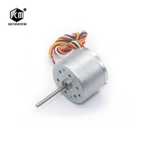 24mm DC 24V PWM Adjustable Speed Micro Brushless Motor No-Load 8600rpm 2418 CW/CCW PWM Speed Mini Brushless Motor