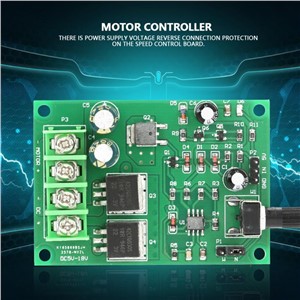 DC5-18V Motor Controller Regulator High Power PWM DC Motor Speed Controller Motor Driver Board