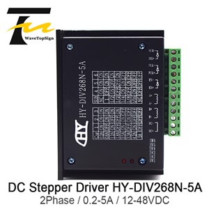 WaveTopSign TB6600 Stepper Motor Driver HY-DIV268N-5A 2Phase Hybrid Using DC 12 ~ 48V for Engraving Machine & Cutting Machine