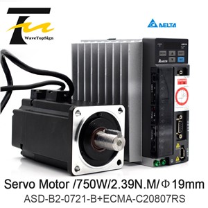 Delta Servo Motor 750W B2 Series ASD-B2-0721-B+ECMA-C20807RS+3M Wire 2.39N. M 5.1A Good Quality Use for Automated Industry