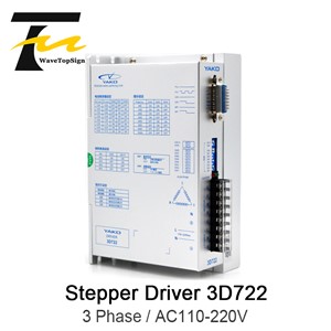 WaveTopSign 3 Phase Stepper Motor Driver 3D722 Input Voltage AC110V-220V Current 3.0-9.1A Match 3Phase Motor 86 110 130