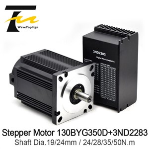 2 Phase NEMA52 Stepper Motor 130BYG350D 24/28/35/50N. M + Driver 3ND2283 Input Voltage VAC220V