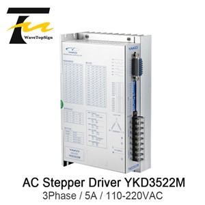 YAKO Stepper Motor Driver YKD3522M 3Phase for Voltage Range 110V-220VAC Current 5A Frequency 400KHz