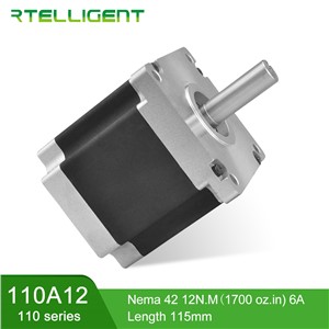 Rtelligent Hight Voltage Nema 42 Stepper Motor 110A12 2 Phase 6/6.5A 4 Lead Step Motor CNC Kit Motor Nema42 for CNC Machine