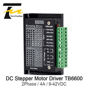 WaveTopSign 42 57 86 TB6600 Wood Router Machine Stepper Motor Driver 32 Segments Upgraded Version 4.0A 9-42VDC Milling Kits