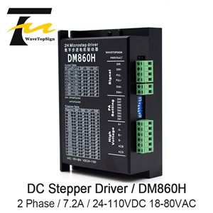 2 Phase Stepper Motor Driver DM860H Input Voltage 24-110VDC 18V-80VAC Match with 57 86 Stepper Motor Nema23 Nema 34