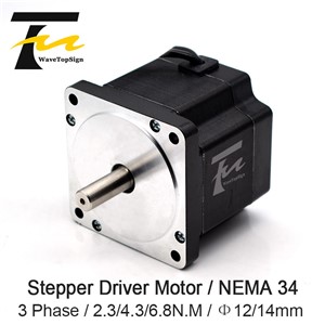 Leadshine Nema 34 Stepper Motor 863S Series Holding Torque 2.3N. m 4.3N. m 6.8N. M Use for Laser Engraving Machine CNC Router