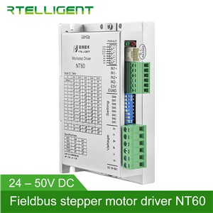 Rtelligent 2 3 Phase Nema 23 24 NT60 RS485 Stepper Motor Driver Via RS485 Network Modbus for Open Loop & Closed Loop Motor