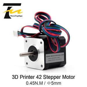 3D Printer Parts Nema 17 Stepper Motor 42BYGH40-1704A 2 Phase 4 Lead 12V 0.45N. M Stepper Motor for Engraving Machine