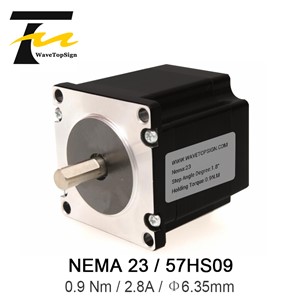 Leadshine 2 Phase Stepper Motor 57HS09 NEMA23 with 0.9 Nm Torque 4 Lead 8 Lead Wires