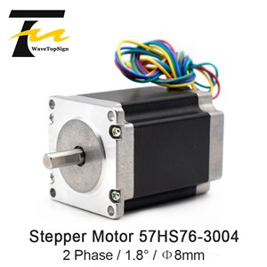 Nema23 Stepper Motor 57HS76-3004 1.9N. M 3A 4 Lead 56x75mm 270Oz-in for 3D Printer